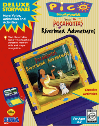 Disney's Pocahontas Riverbend Adventures Sega Pico US box art